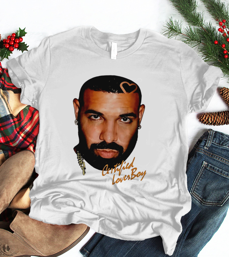 Drake Certified Lover Boy Heart Hair T-Shirt