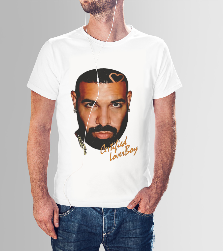 Drake Certified Lover Boy Heart Hair T-Shirt