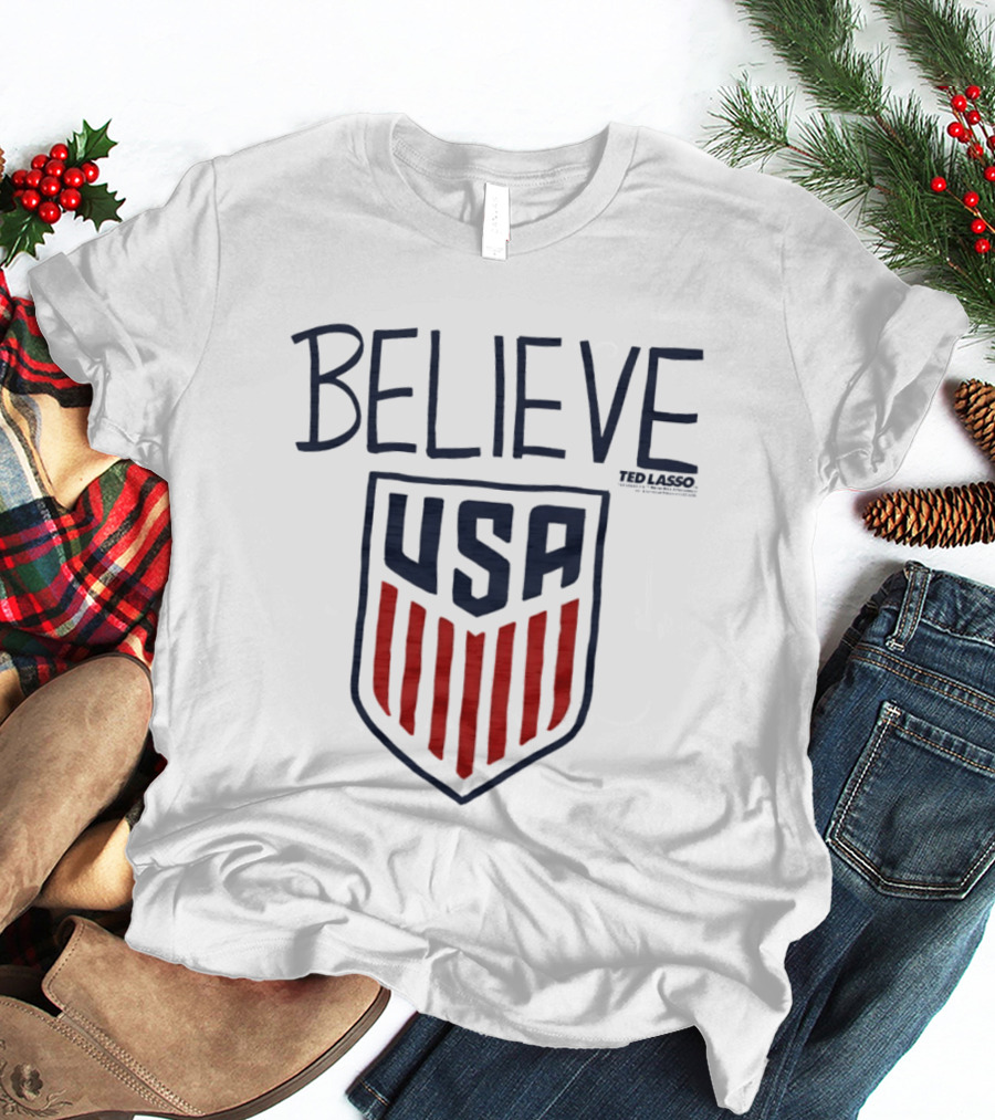 Ted Lasso Believe USA Crest T-Shirt