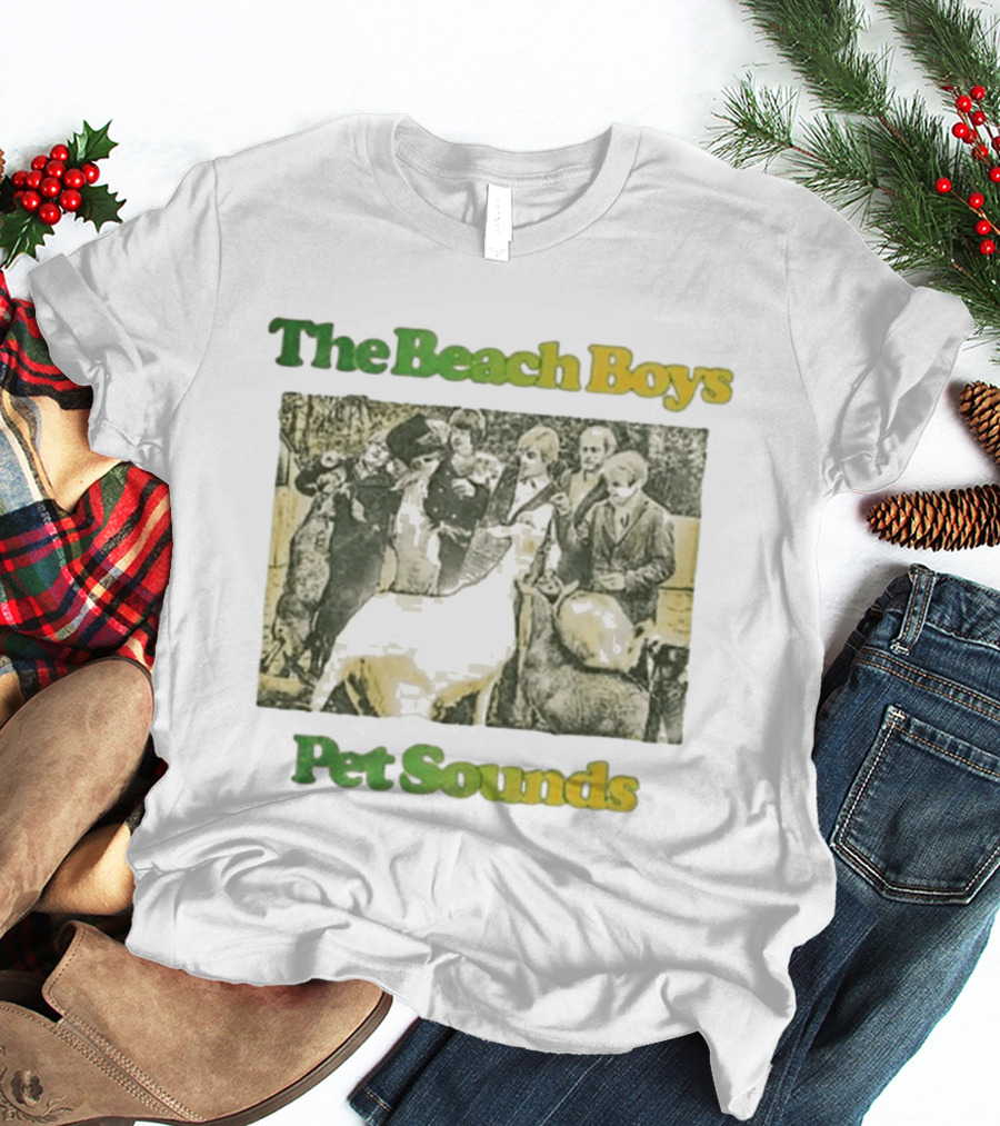 The Beach Boys Pet Sounds Album Cover Art With Animals T-Shirt