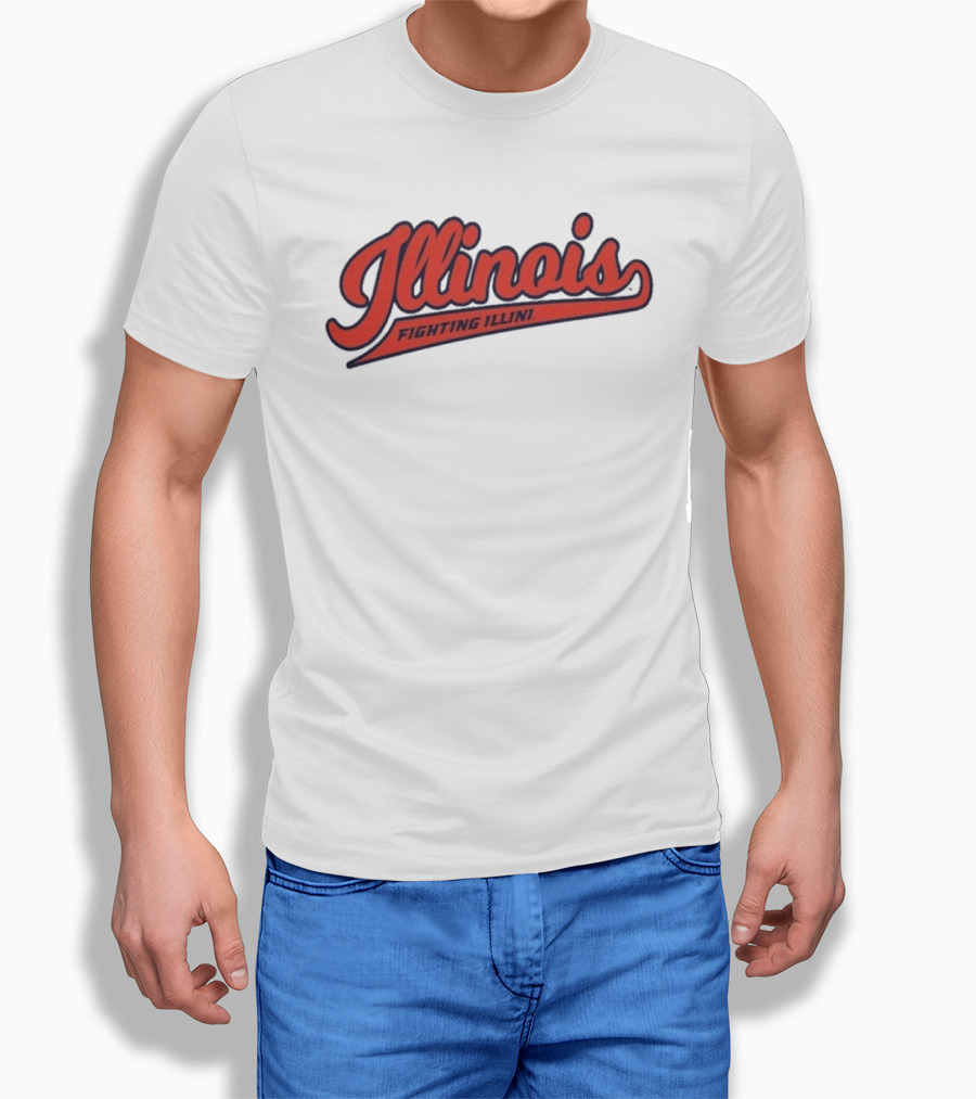 Illinois Fighting Illini Bold Script T-Shirt