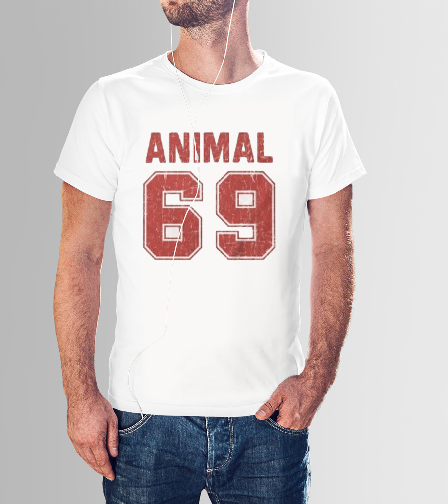 Justin Bieber Animal 69 Retro Jersey T-Shirt
