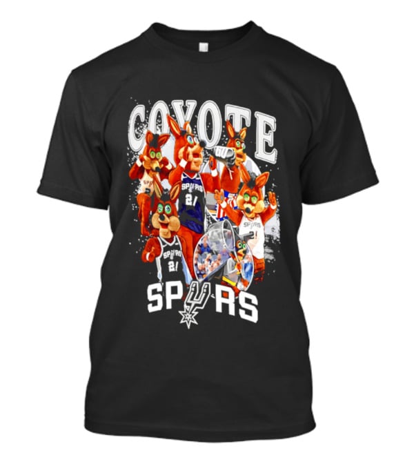 San Antonio Spurs Coyote Basketball Icons Spurs T-Shirt