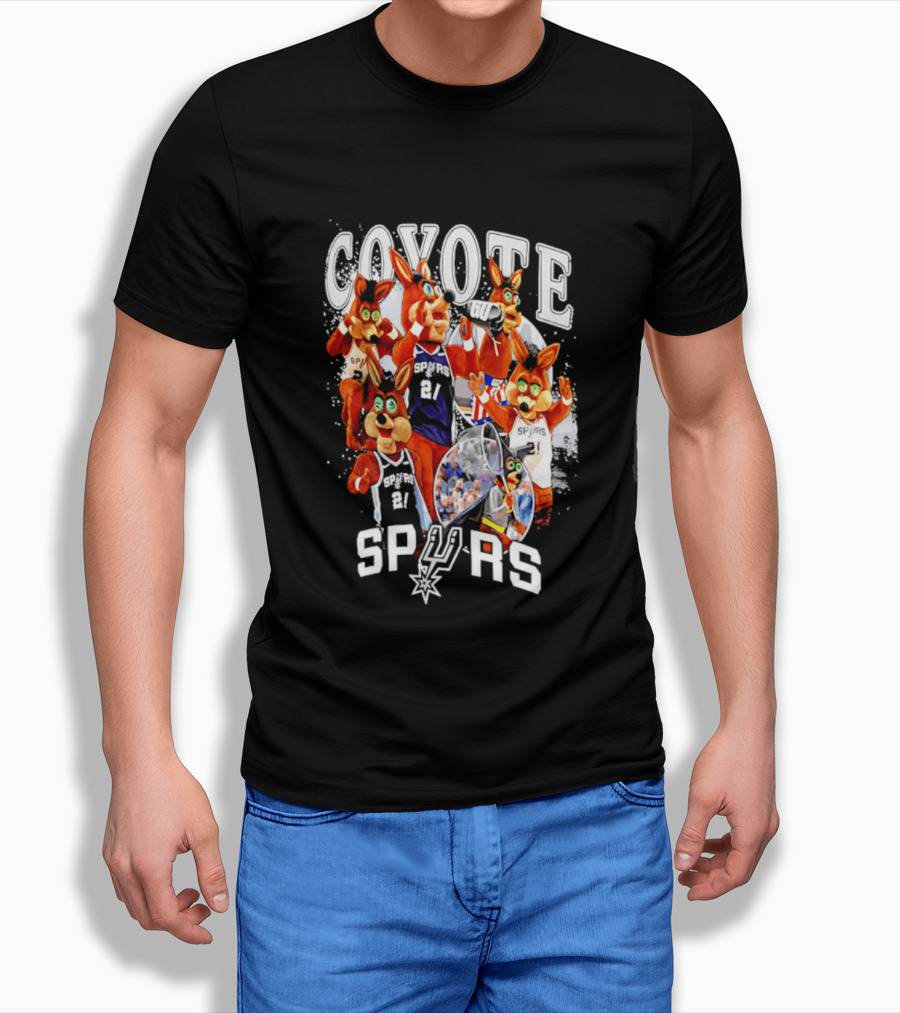 San Antonio Spurs Coyote Basketball Icons Spurs T-Shirt