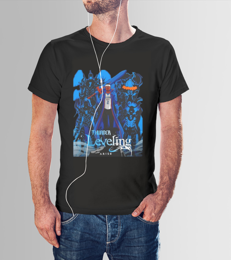Thunder Leveling Solo Leveling Arise Oklahoma City T-Shirt