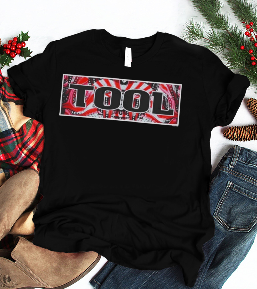 Tool 2024 Tour Psychedelic Red And Black T-Shirt