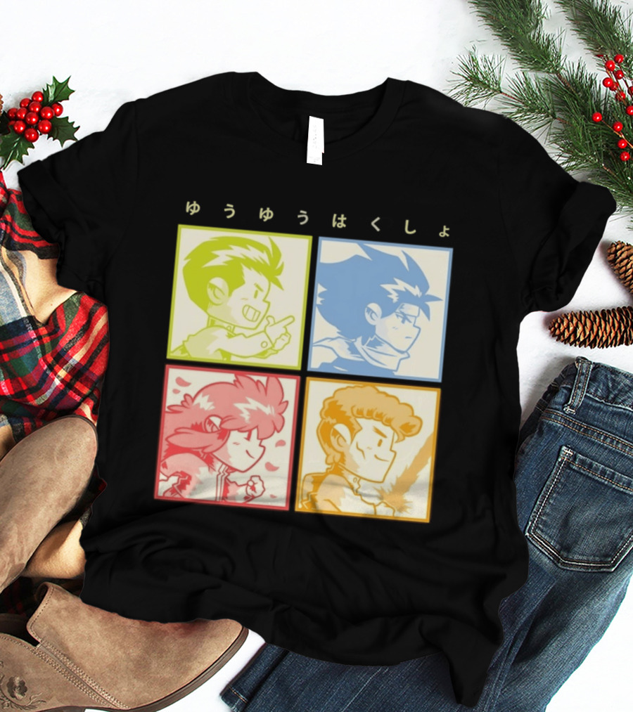 YuYu Hakusho Anime Characters Japanese Manga Series T-Shirt