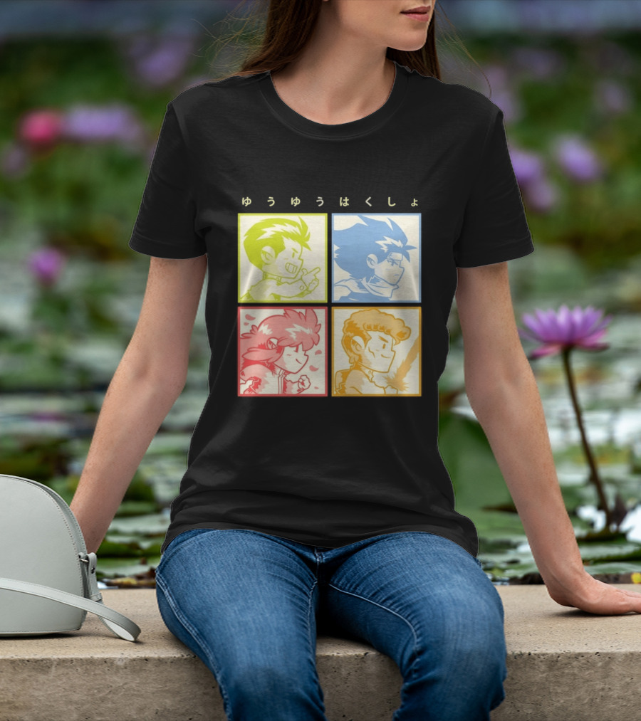 YuYu Hakusho Anime Characters Japanese Manga Series T-Shirt