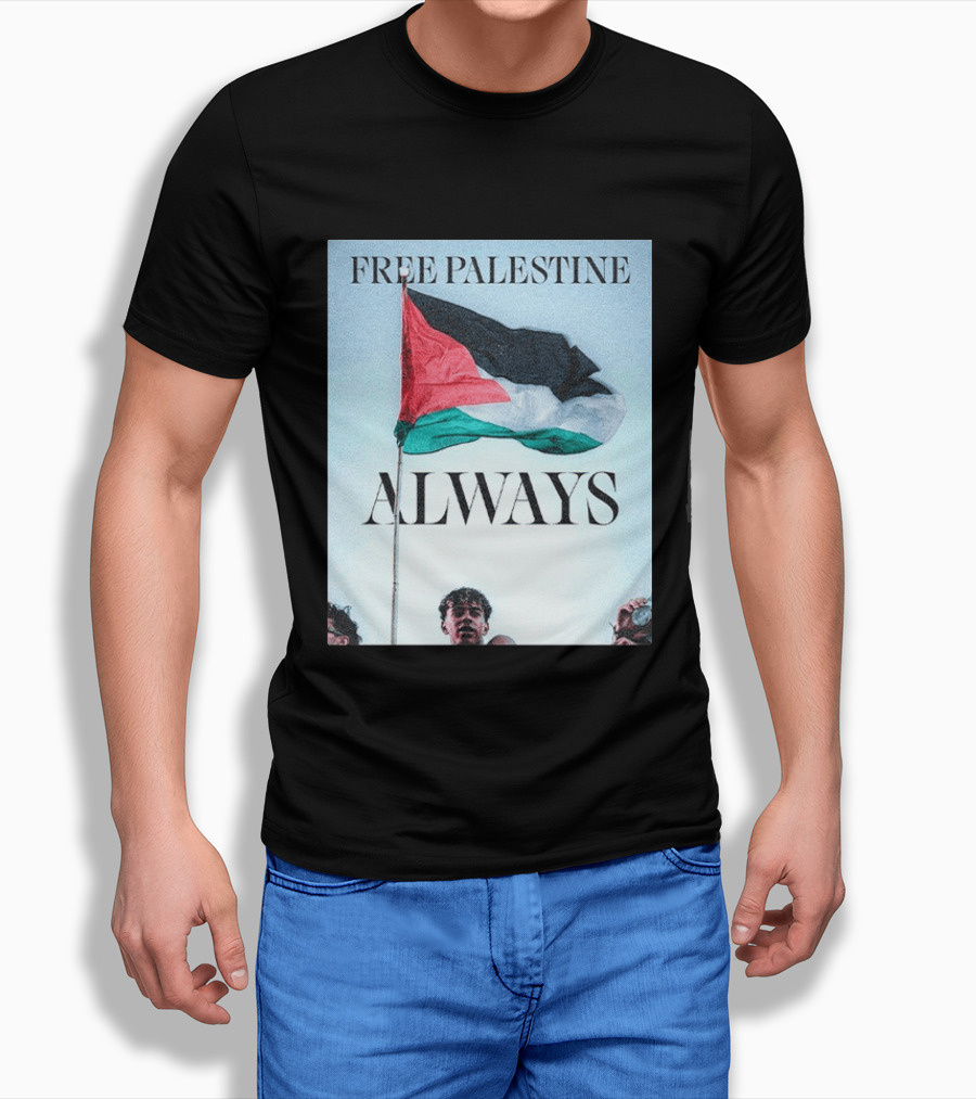 Barcelona FC Lamine Yamal Free Palestine Always Flag T-Shirt