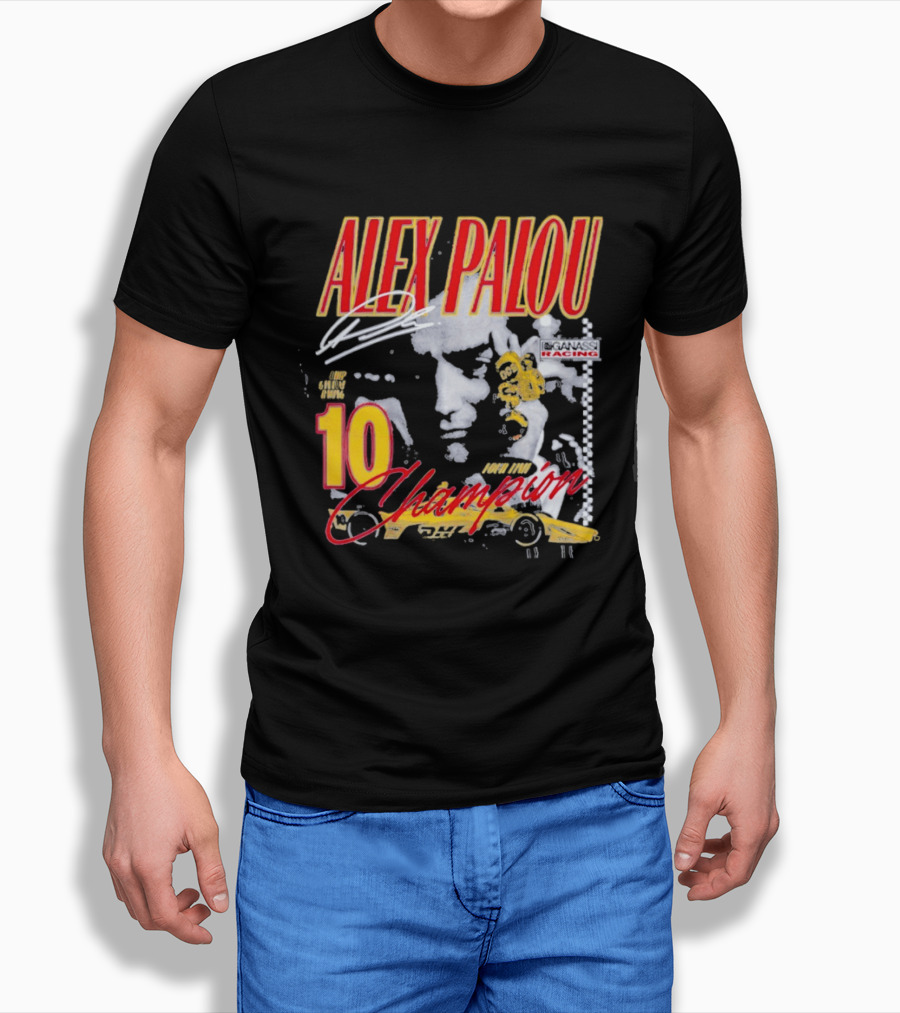 Alex Palou Chip Ganassi Racing 10 Four Time Champion T-Shirt