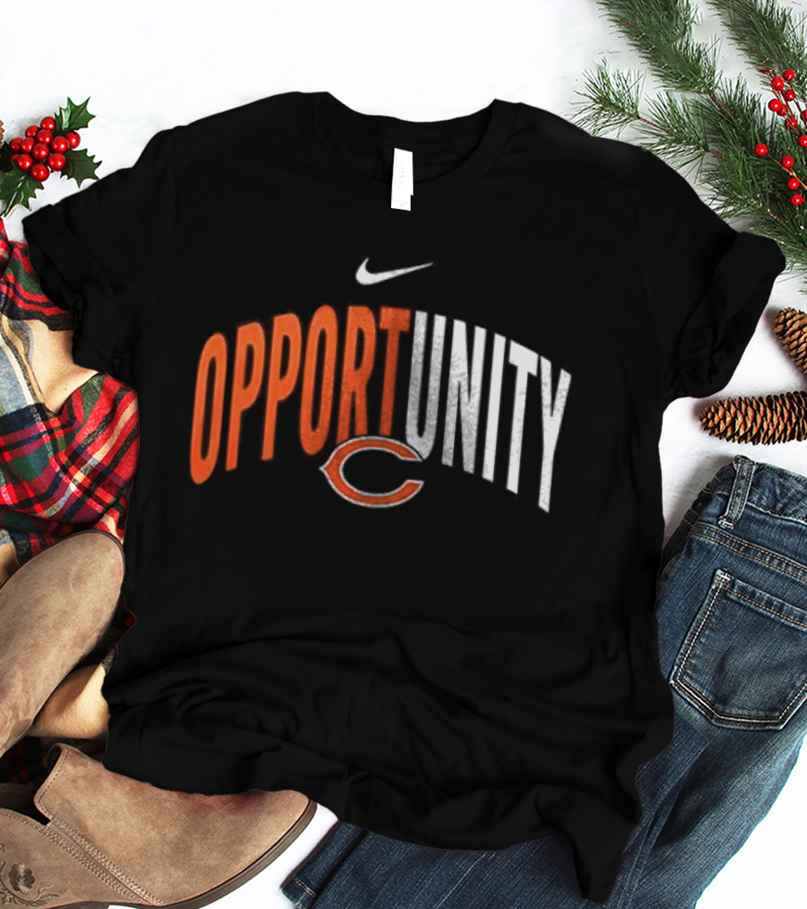 Chicago Bears Opportunity Nike Swoosh C T-Shirt