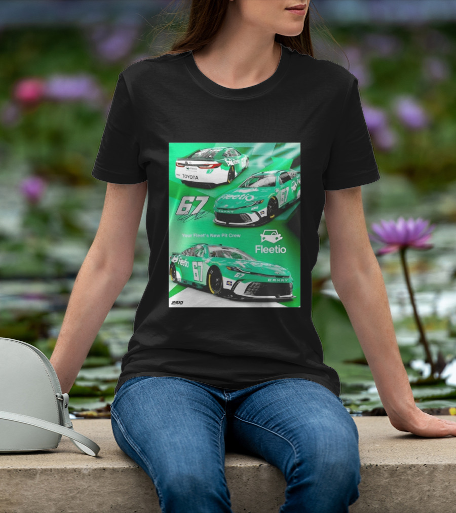 Corey Heim 23XI Racing Toyota Camry XSE Fleetio NASCAR 67 T-Shirt