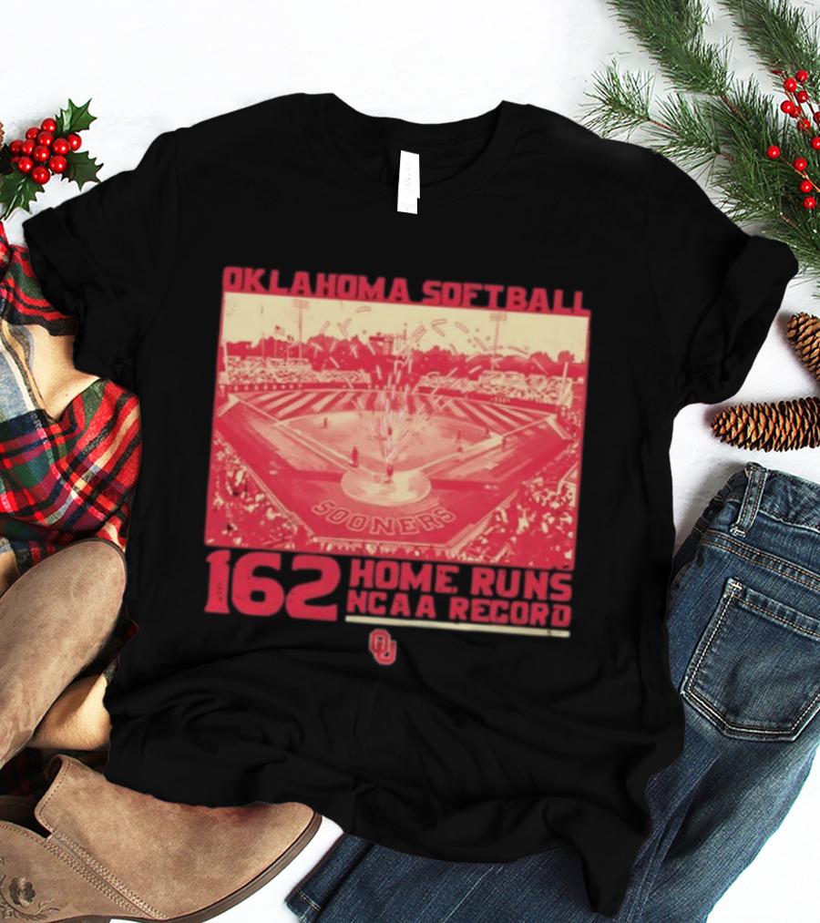 Oklahoma Softball Sooners 162 Home Runs NCAA Record Kendall Wells T-Shirt