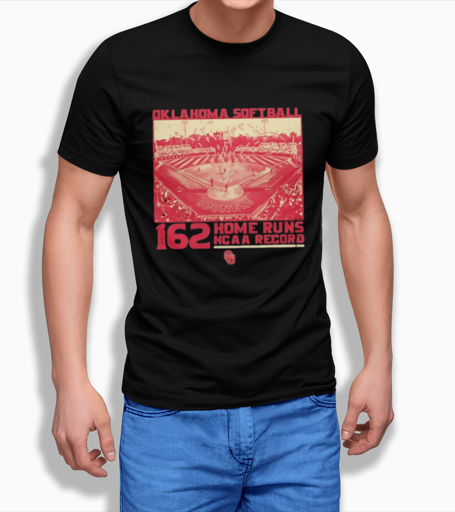 Oklahoma Softball Sooners 162 Home Runs NCAA Record Kendall Wells T-Shirt