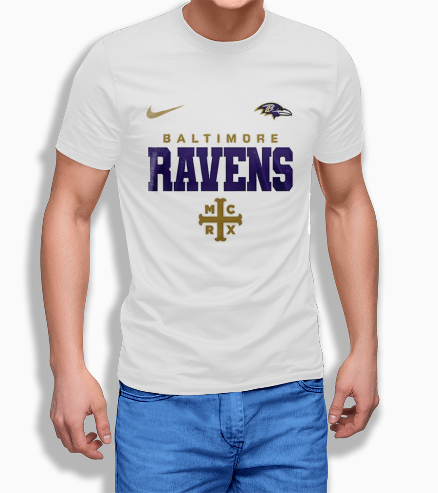 Baltimore Ravens My Chemical Romance MCRX Collaboration T-Shirt