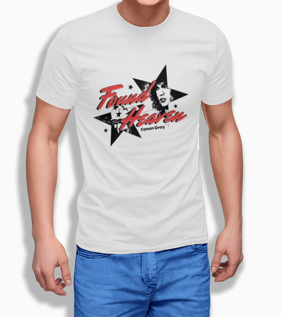 Conan Gray Found Heaven Stars Face T-Shirt