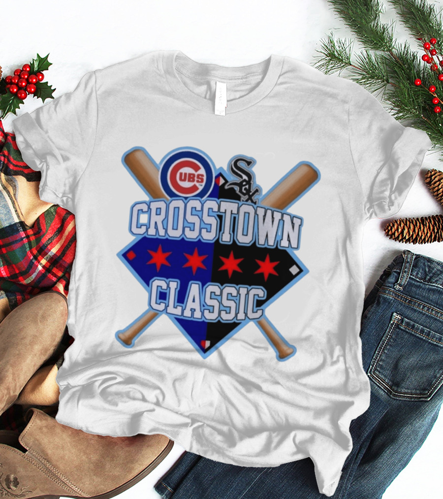 Crosstown Classic 2026 Chicago Cubs Chicago White Sox Rivals Showdown T-Shirt