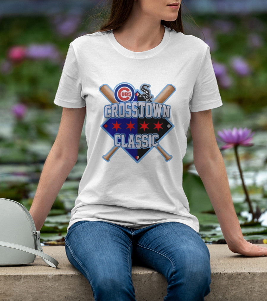 Crosstown Classic 2026 Chicago Cubs Chicago White Sox Rivals Showdown T-Shirt