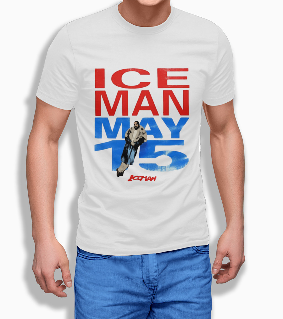 Drake Iceman May 15 Blue Red Styling 2026 Album Cover T-Shirt