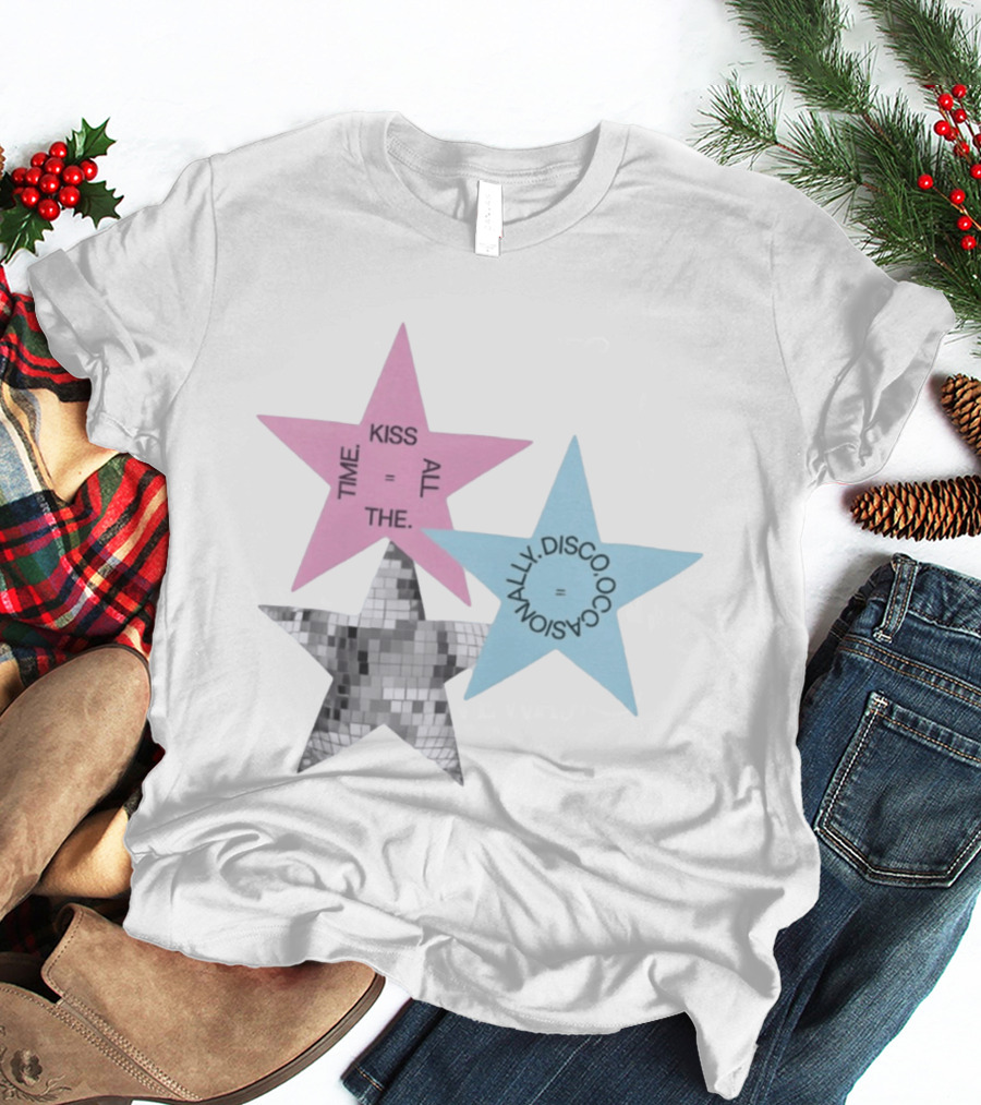 Kiss All The Time Disco Occasionally Stars T-Shirt