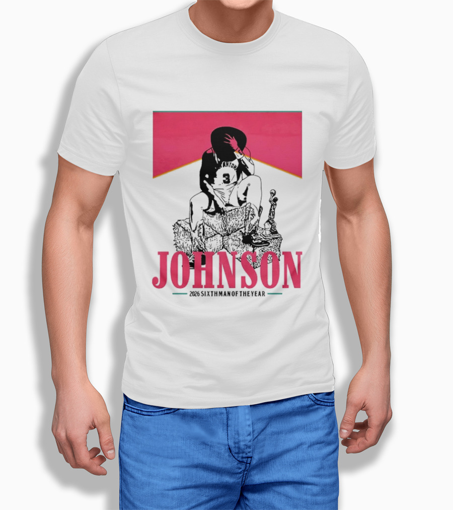 San Antonio Spurs 26 Johnson 2023 Sixth Man Of The Year T-Shirt