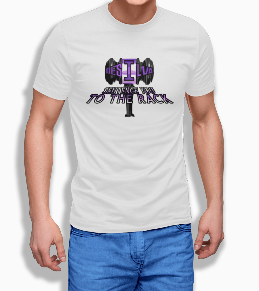 Lucas DeSilva Sentence You To The Rack Dumbbell T-Shirt