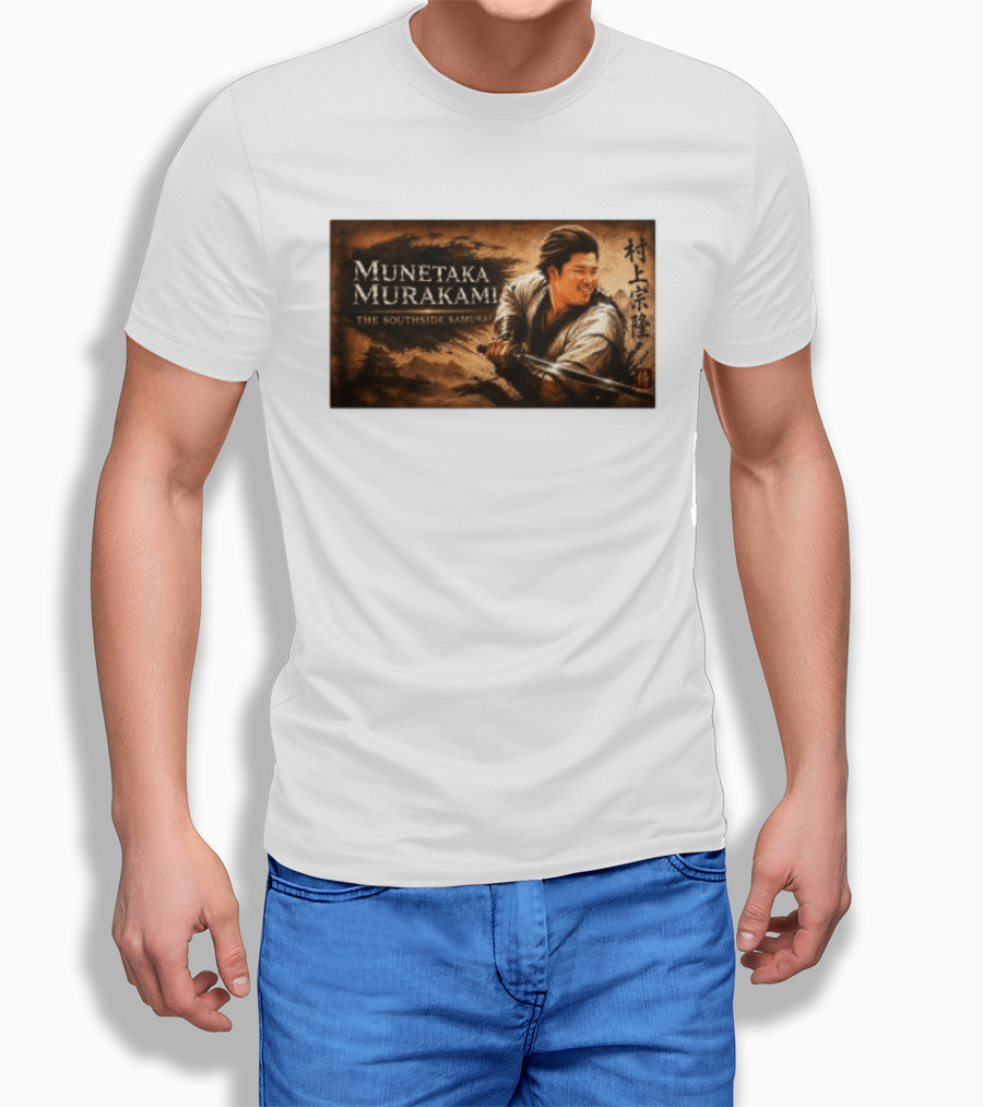 Munetaka Murakami The Southside Samurai Kanji T-Shirt