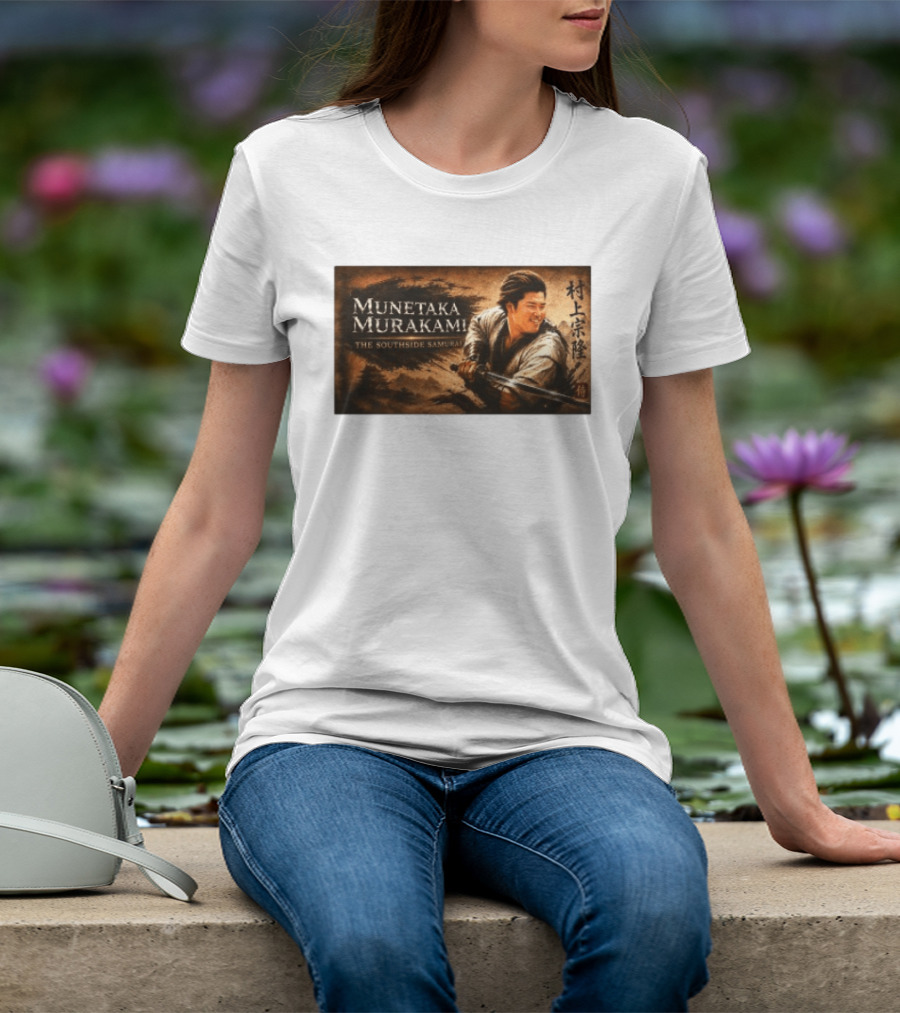 Munetaka Murakami The Southside Samurai Kanji T-Shirt