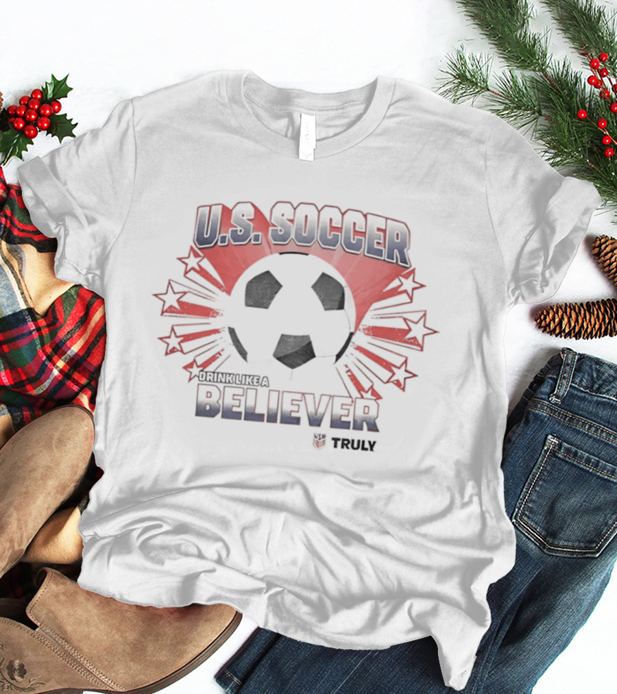 U.S. Soccer Drink Like A Believer Starburst Ball T-Shirt