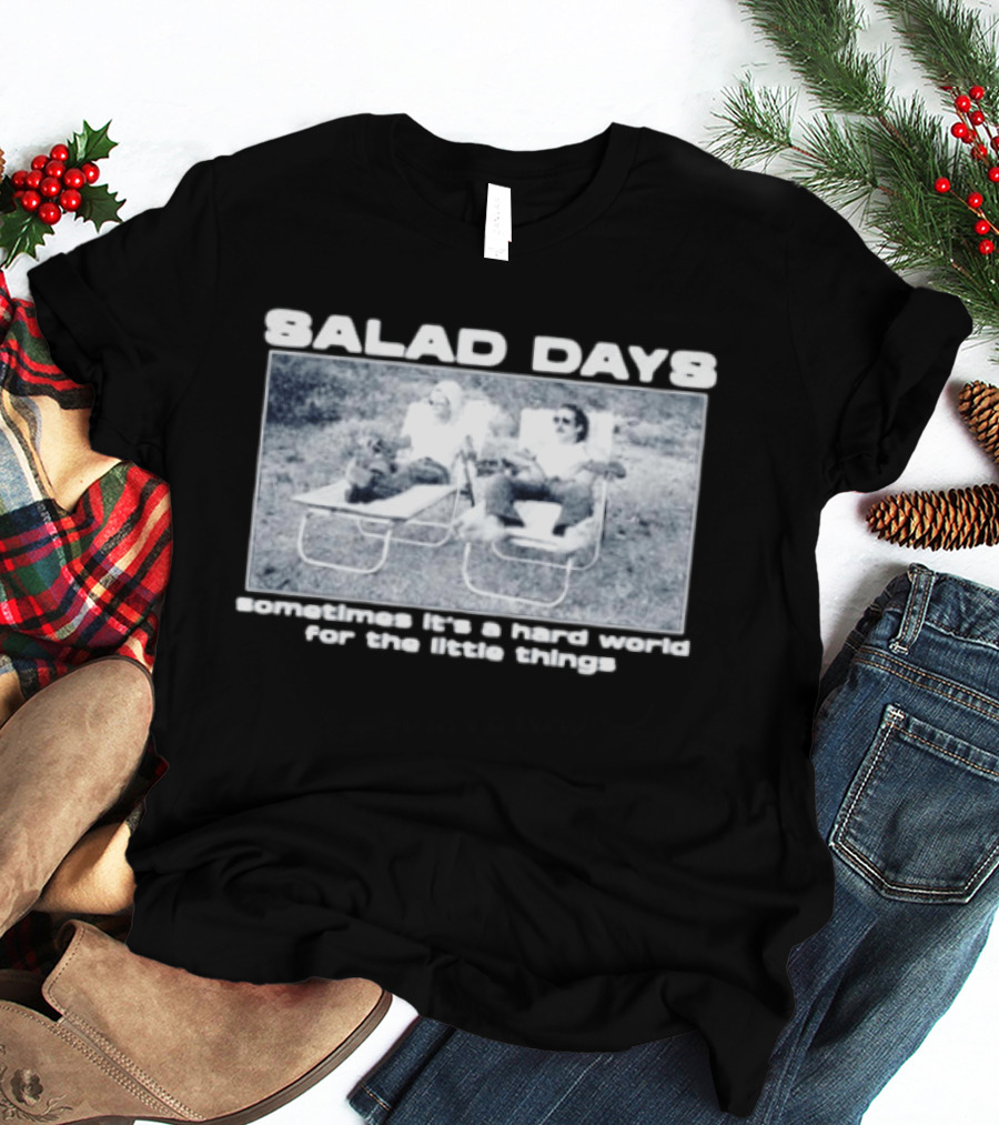SALAD DAYS Sometimes It's A Hard World For The Little Things Vintage Lounge Chair Image T-Shirt