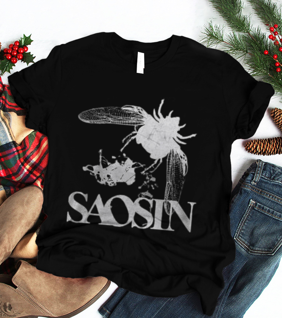 Saosin 20 Years Celebration Self Titled Album With Floral T-Shirt