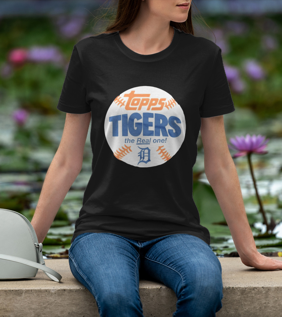 Topps Tigers The Real One Detroit T-Shirt