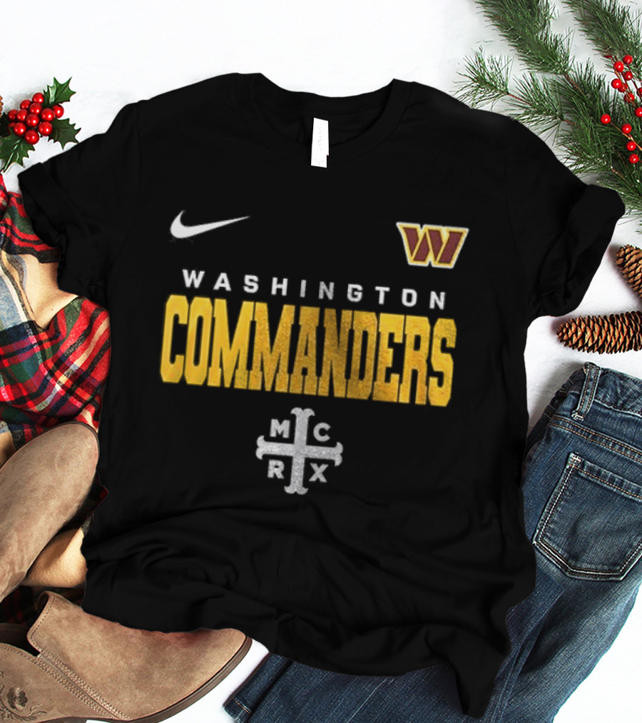 Washington Commanders My Chemical Romance NCRX Black Parade Collaboration T-Shirt