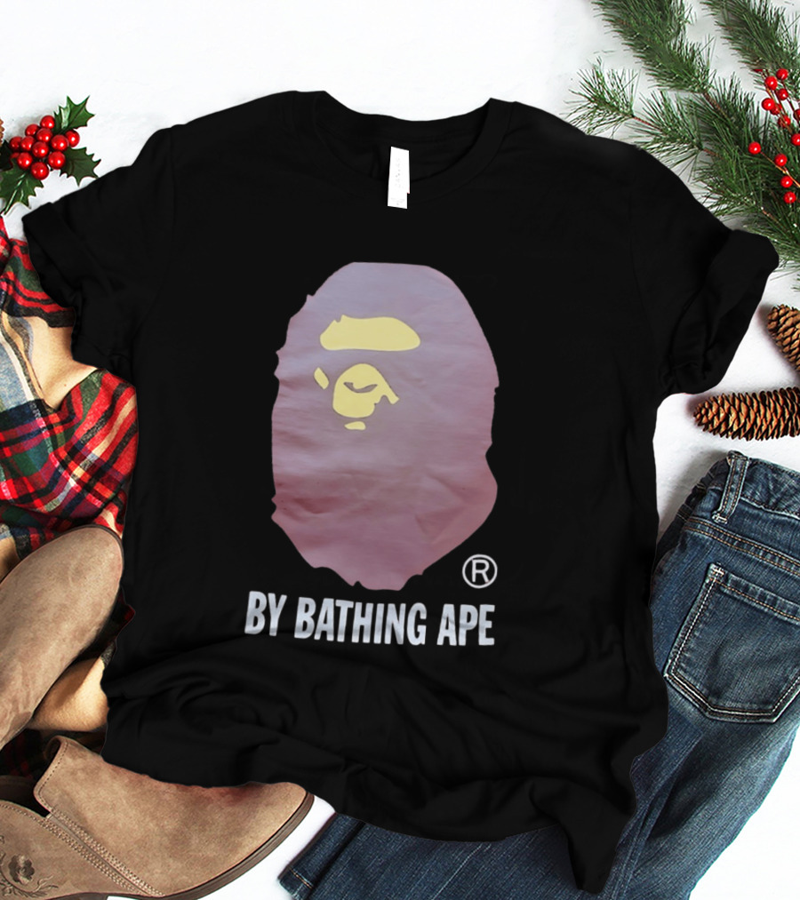 By Bathing Ape Iconic Yellow Ape Face T-Shirt