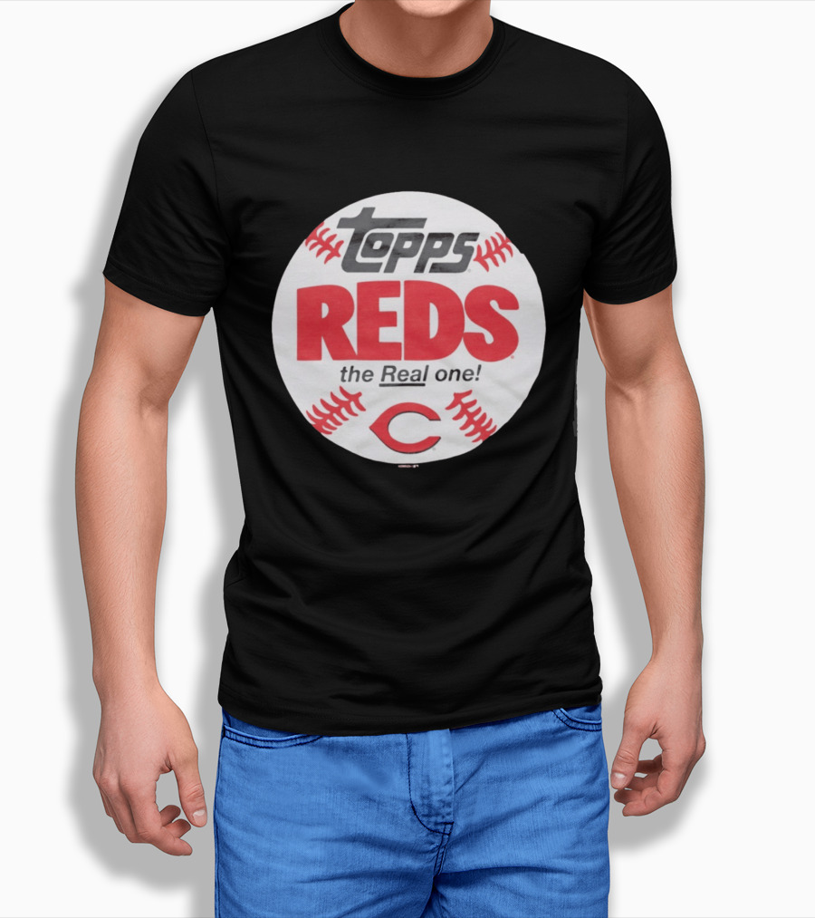 Topps Baseball Reds The Real One Cincinnati T-Shirt
