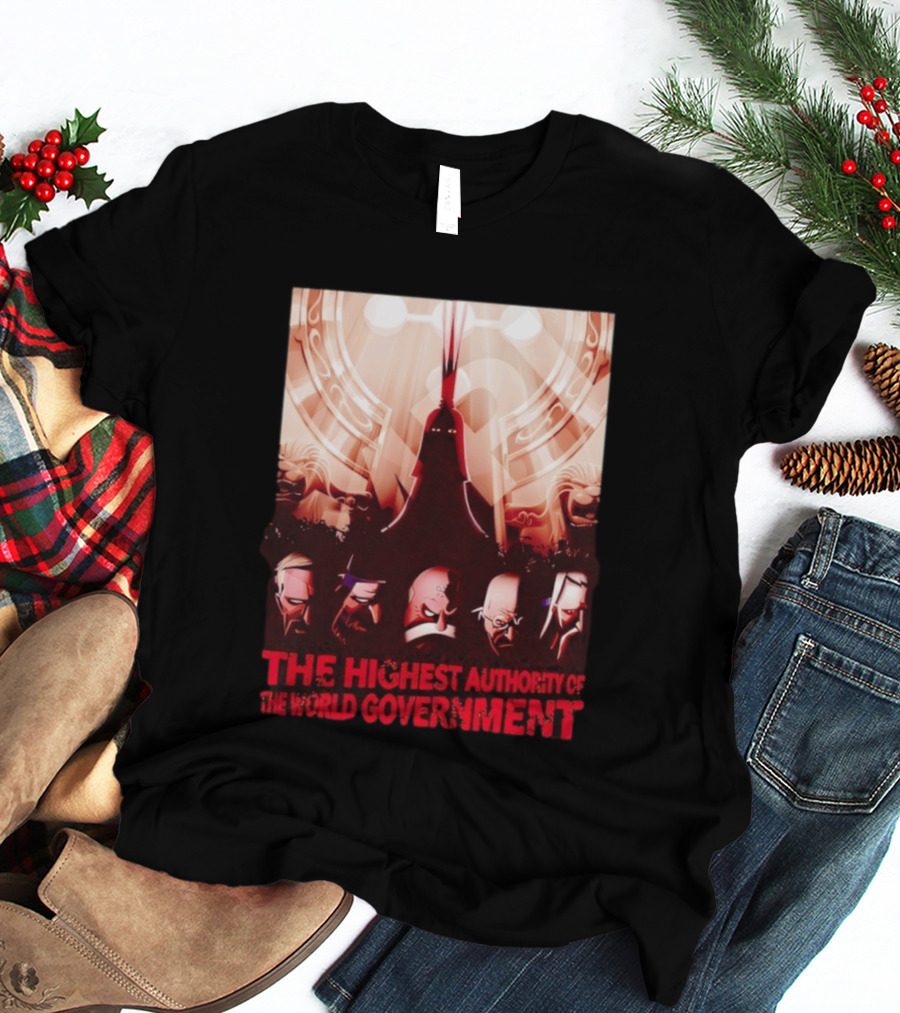 The Highest Authority Of The World Government Five Elders Scene T-Shirt