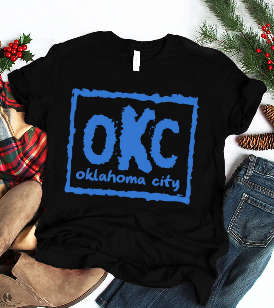 OKC Oklahoma City Thunder NWo Blue T-Shirt