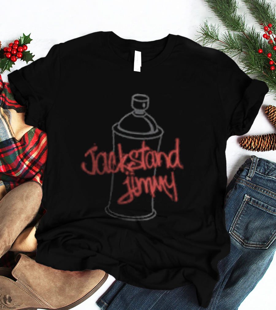 Jackstand Jimmy Turbos And Nitrous Slow And Steady Wins The Race Spray Can T-Shirt
