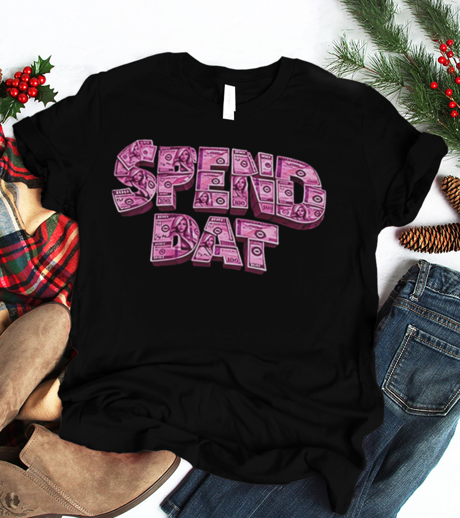 Spend Dat Pink Money Aesthetic Cash T-Shirt