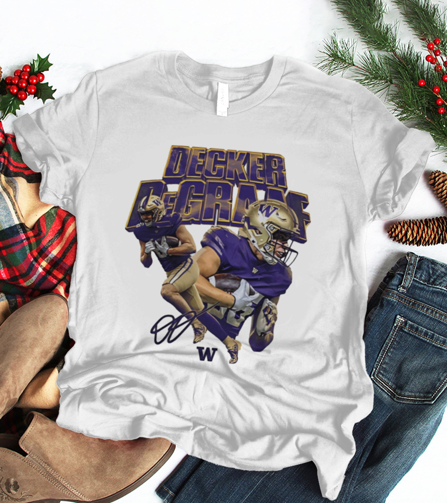 Decker DeGraaf Washington Huskies NCAA Football W T-Shirt