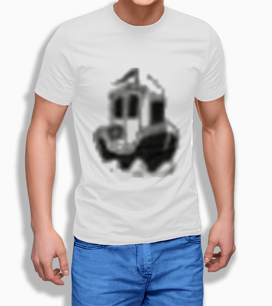 Dudes Factory Anchor Vintage Cartoon Style Nautical T-Shirt