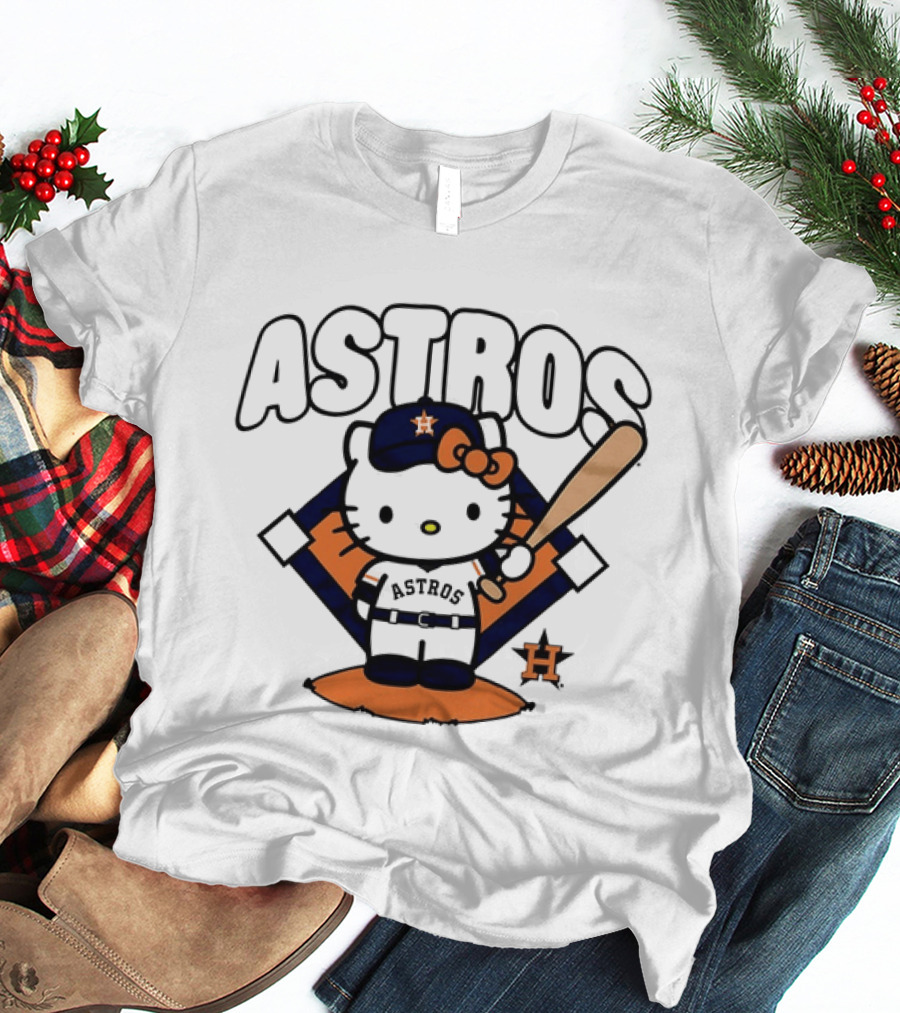 Hello Kitty Astros 2026 MLB Baseball T-Shirt