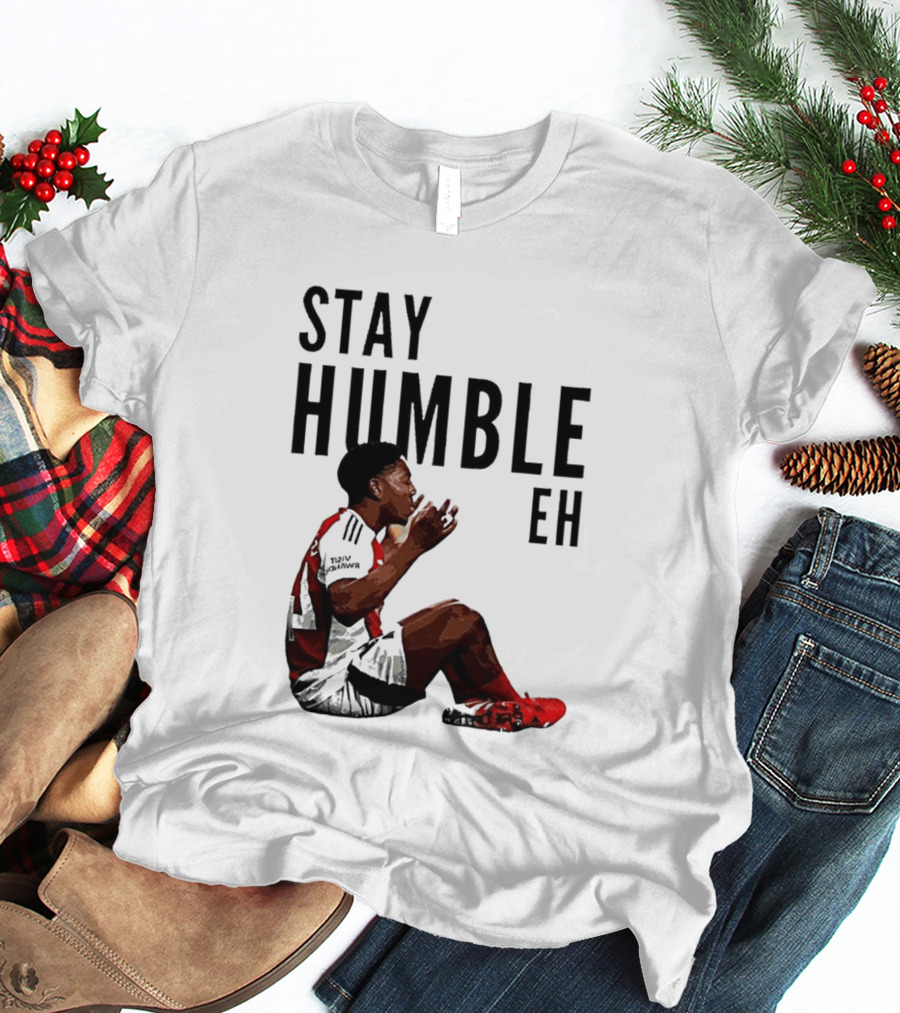 Myles Lewis Skelly Stay Humble Eh Arsenal Football Meme T-Shirt