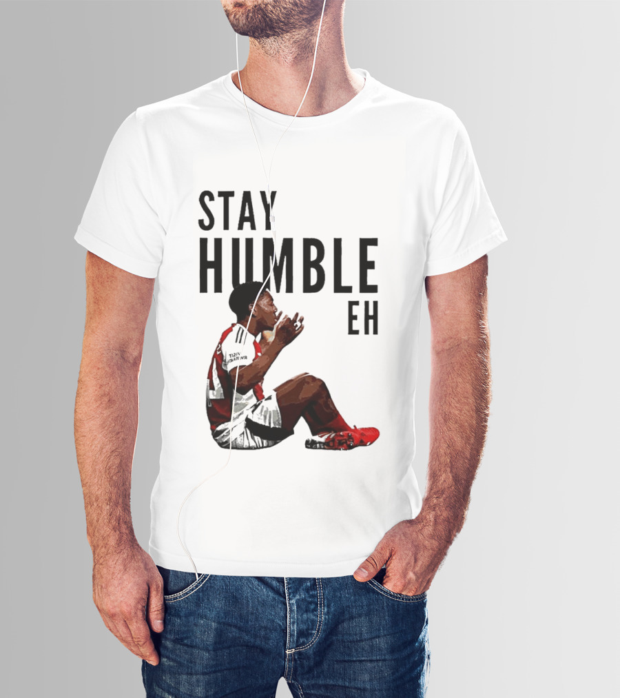 Myles Lewis Skelly Stay Humble Eh Arsenal Football Meme T-Shirt