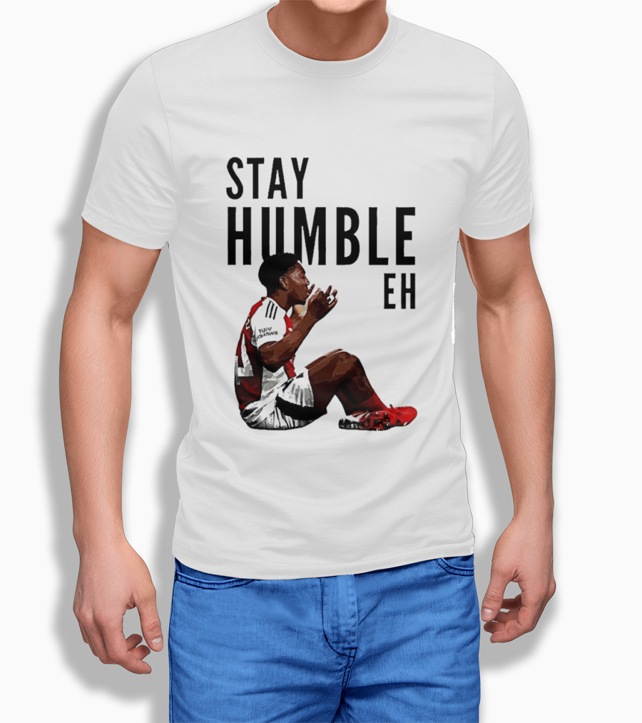 Myles Lewis Skelly Stay Humble Eh Arsenal Football Meme T-Shirt