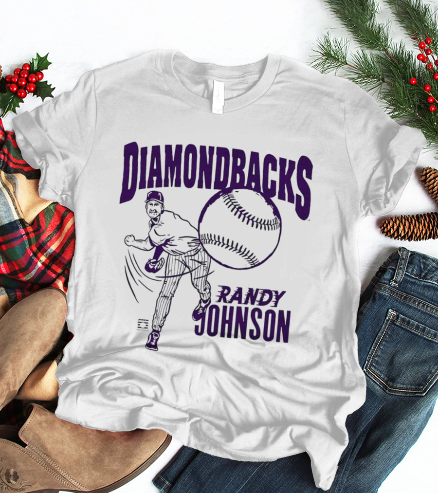 Randy Johnson Arizona Diamondbacks Cooperstown Collection Baseball T-Shirt