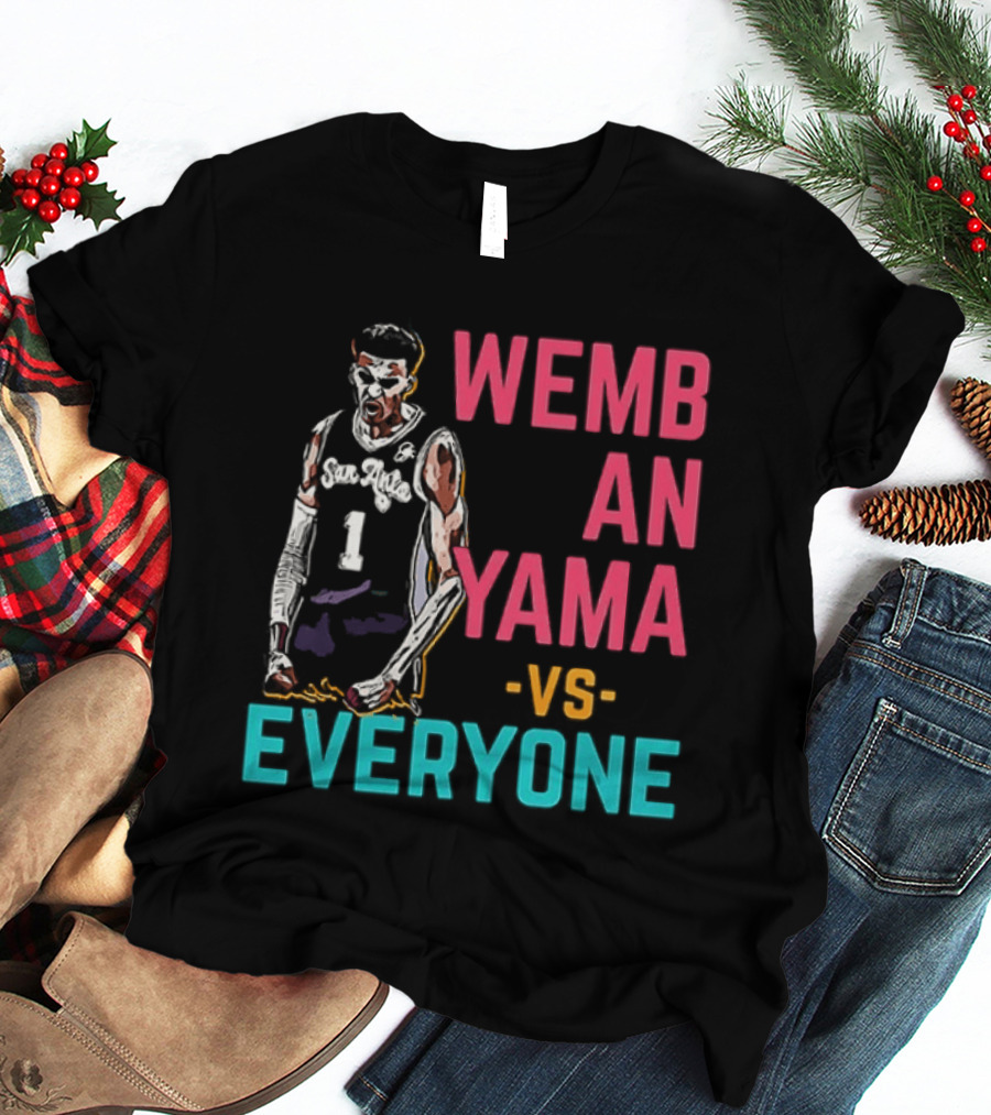 Victor Wembanyama Vs Everyone San Antonio Spurs NBA 2026 T-Shirt