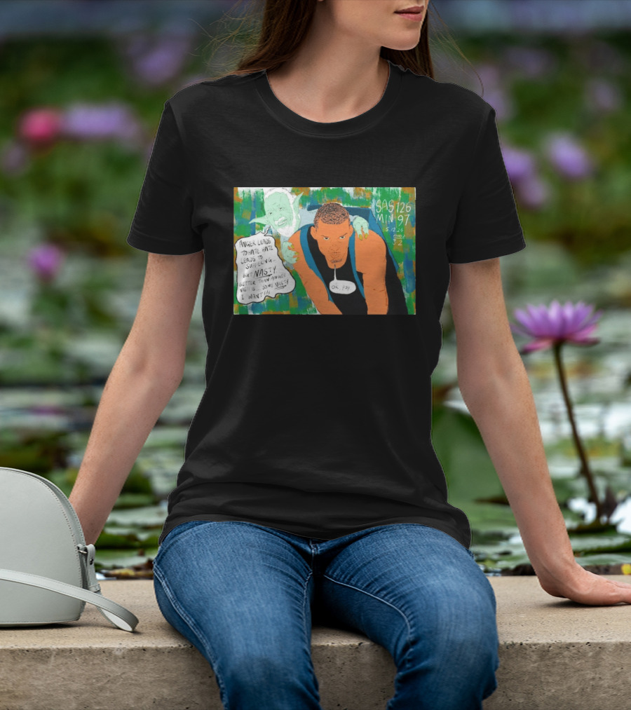 SAS 126 MIN 97 Baby Yoda Pop Anger Leads To Hate Nasty Alien Wemby Ok Pop T-Shirt