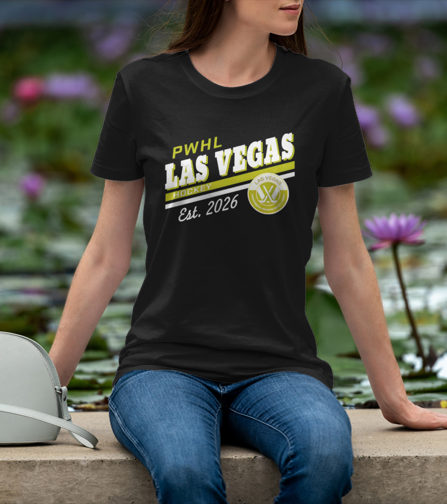 PWHL Las Vegas Hockey Est. 2026 Professional Women's Hockey League T-Shirt