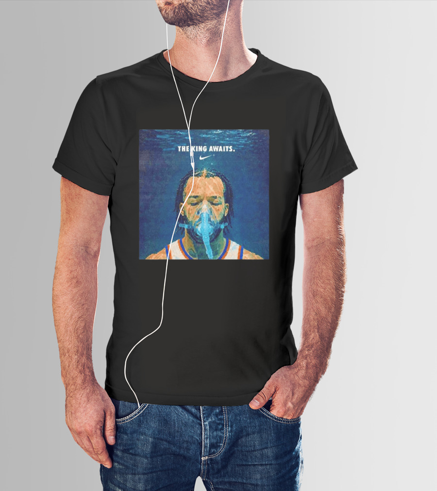 Jalen Brunson NY Knicks The King Awaits Nike T-Shirt